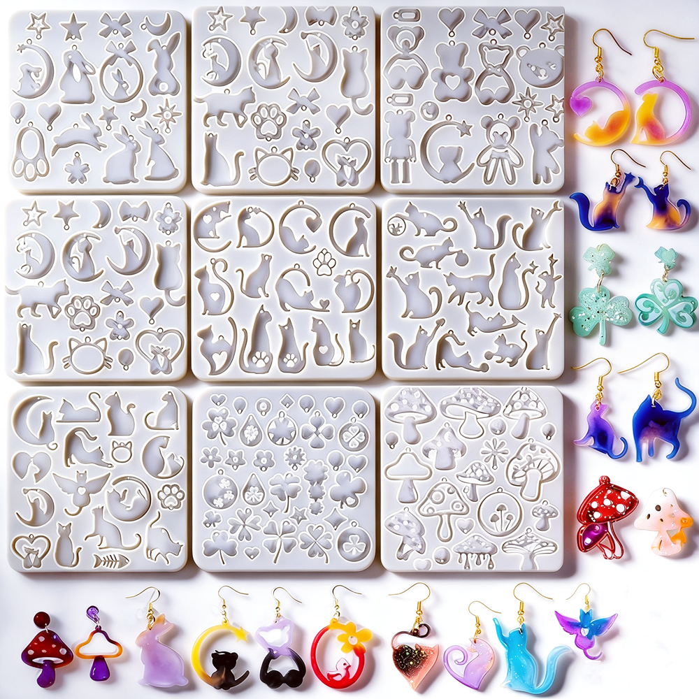 Resin Kit Cast - Cute Silicone Molds Kit for Resin