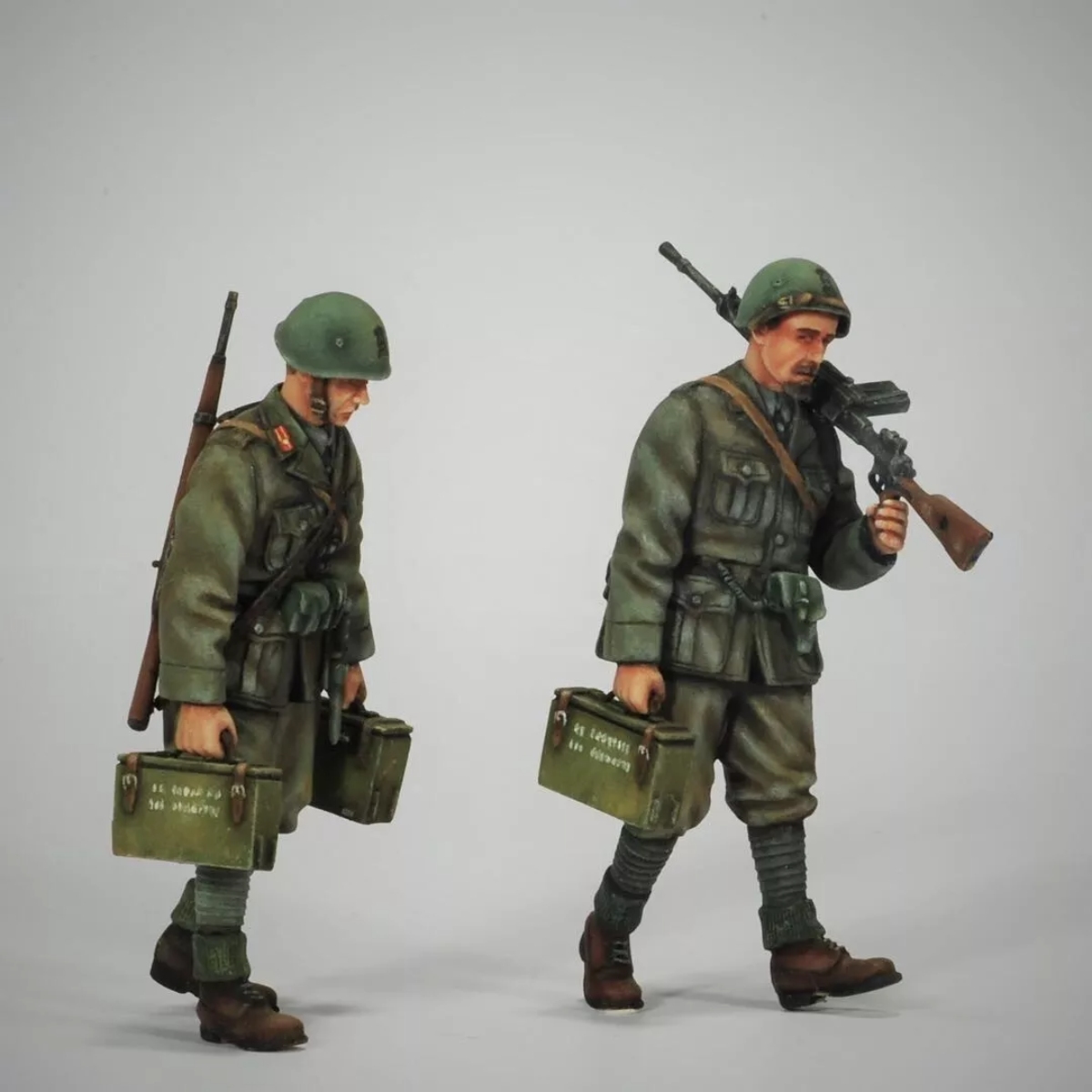 Model Kit History - 1/35 resin soldier model GK -