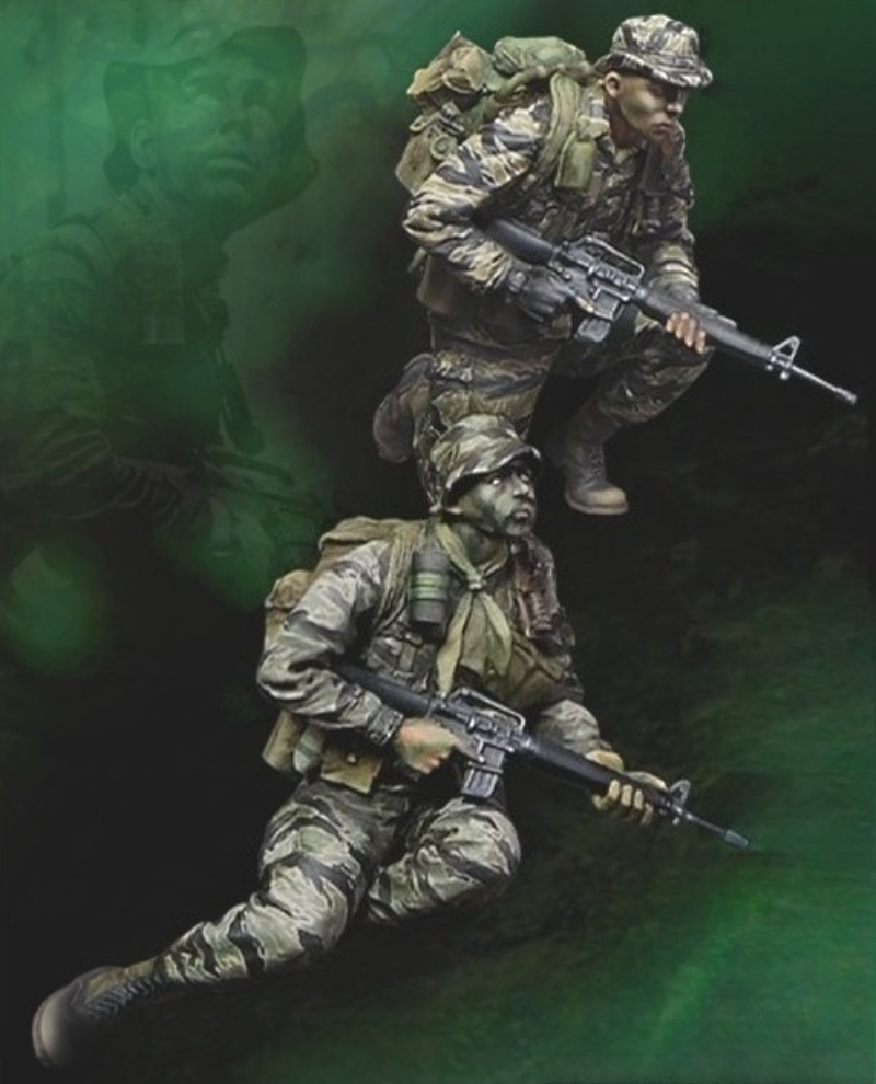 Model Kit History - 1/35 Scale Die-Cast Resin Figure Model