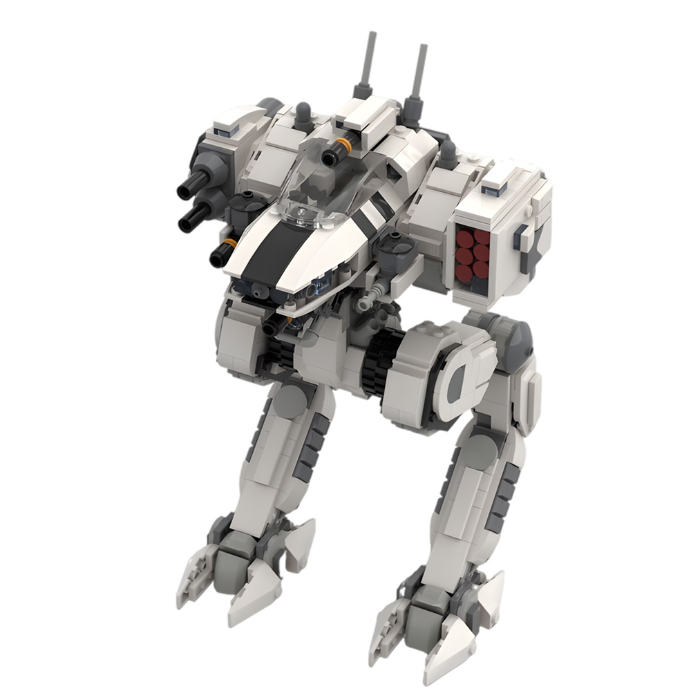 Model Kit Robocop - Gobricks MOC-213341 Battlemech Osiris Building Blocks