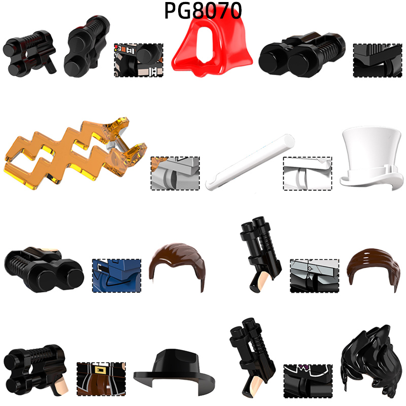 Model Kit Pg - The PG8070 Weapons Pants Hair Parts