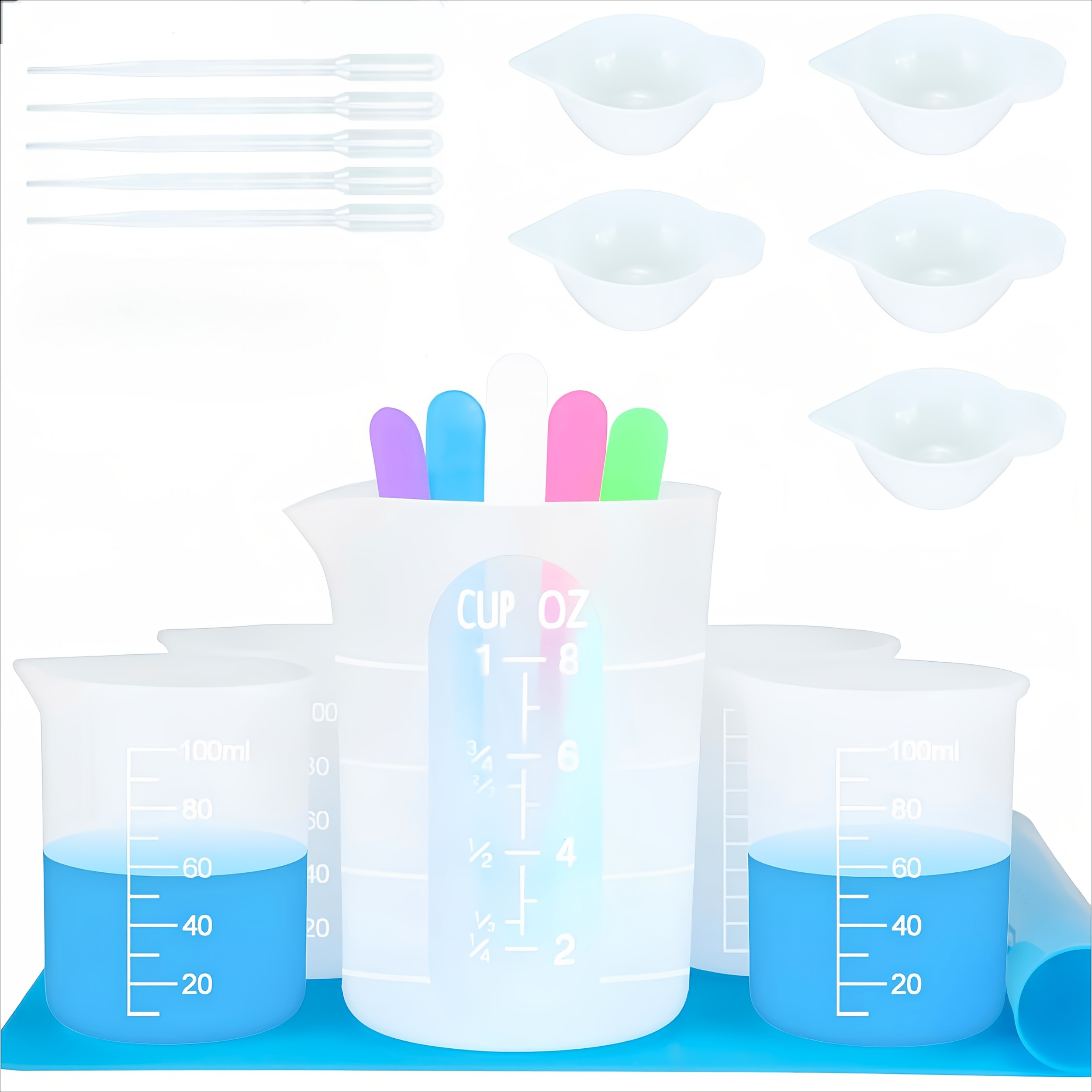 Resin Kit Cast - 21pcs/Set Silicone Resin Casting Molds Tool