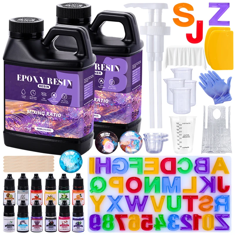 Resin Kit Cast - Epoxy Resin Kit Crystal Clear Epoxy