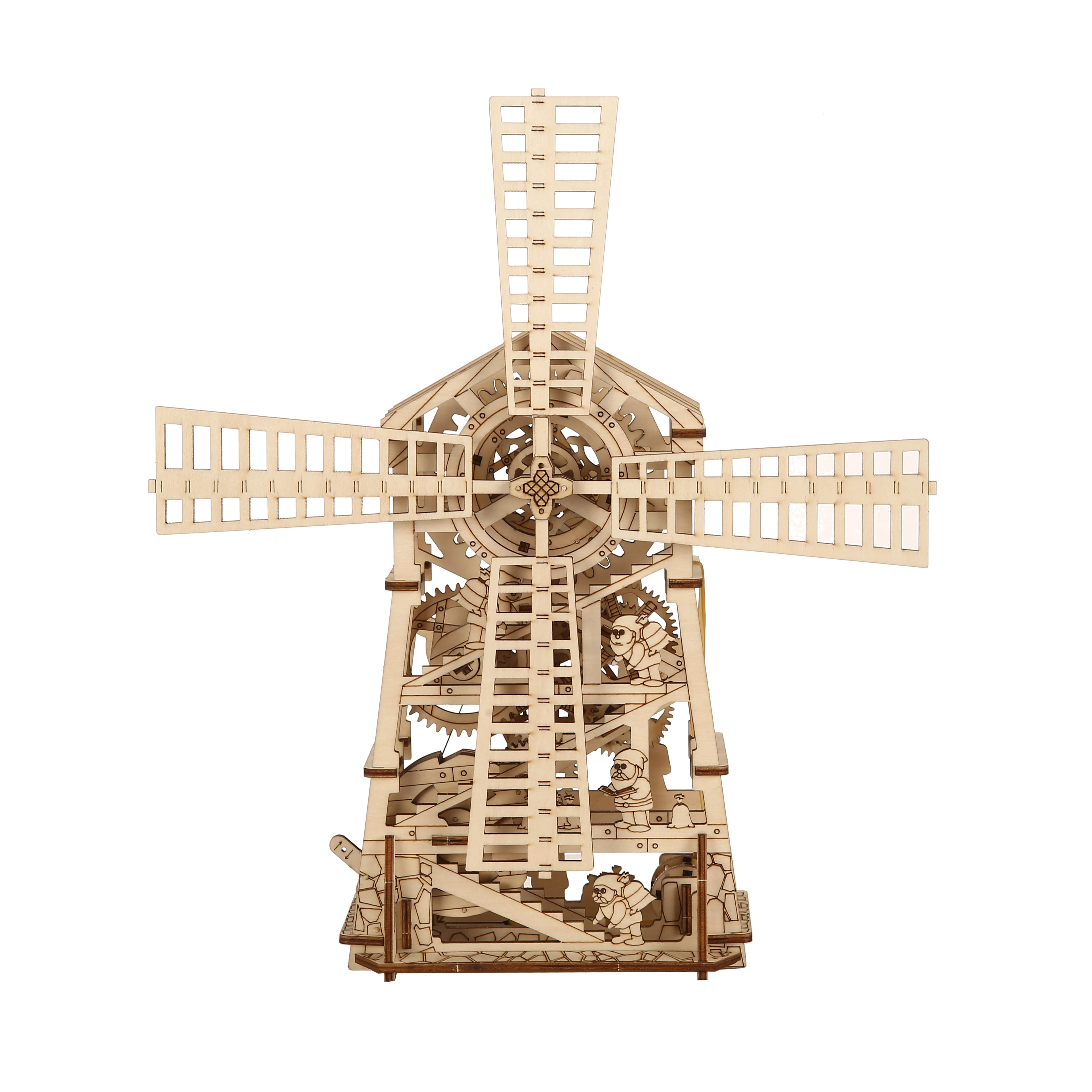 Model Kit History - Dutch windmill 3D Wooden Puzzle Model