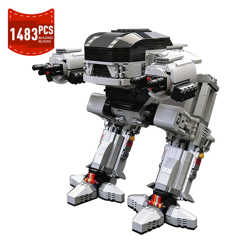 Model Kit Robocop - MOC Mecha Robot UCS Scale ED-209