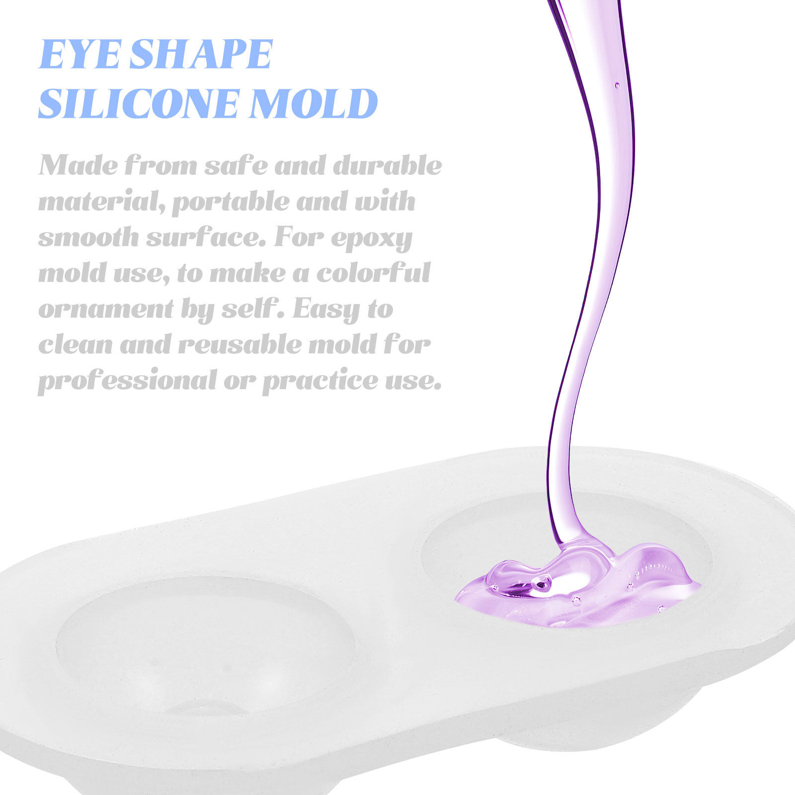 5Pcs Eyeball Mold for DIY Resi - Resin Kit Cast 评论和价格