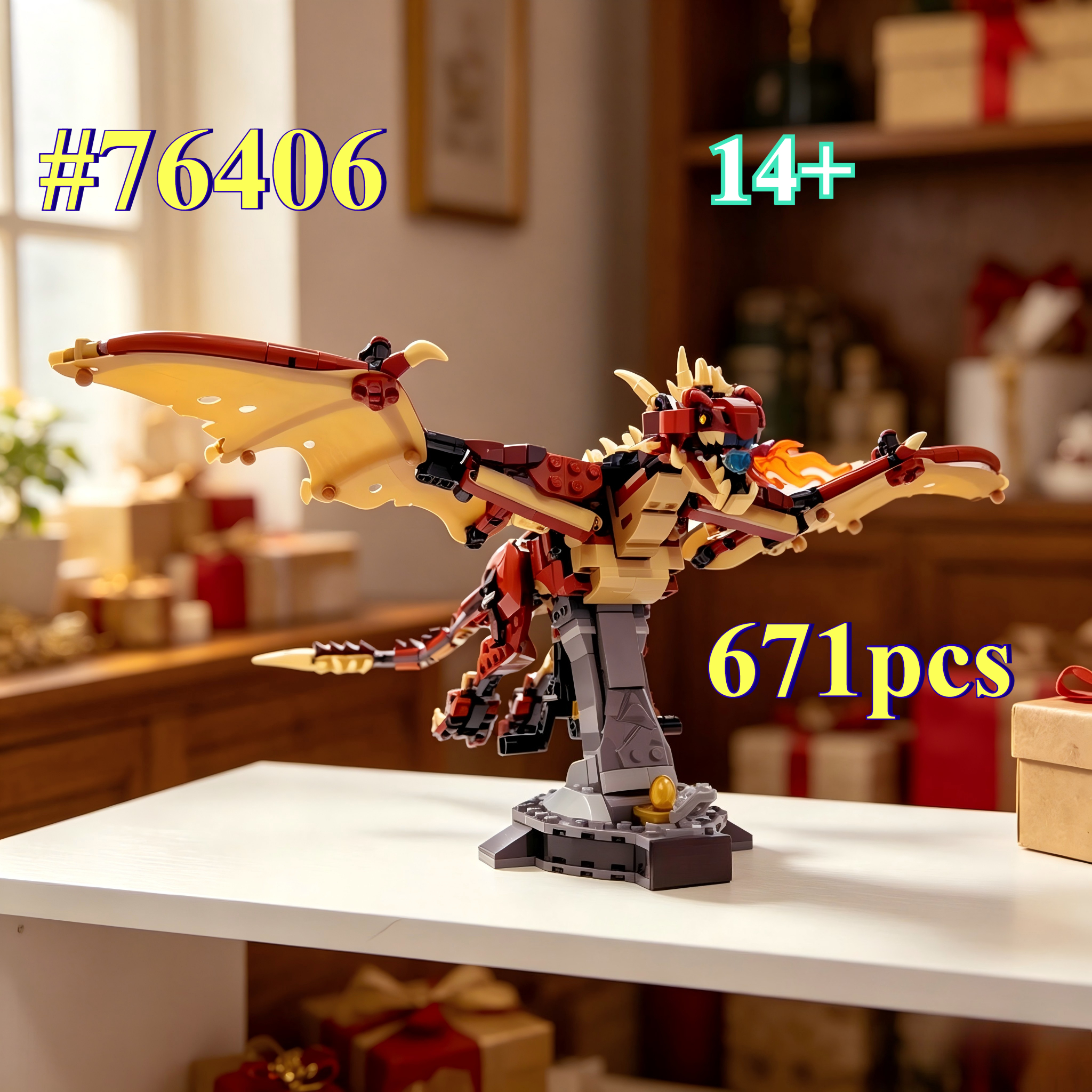 Lifelike Flying Dragon Model 7 - Model Kit Dragon 评论和价格