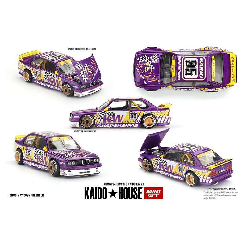 KHMG 194 1:64 BMW M3 Kaido KW  - Model Kit Bmw 评论和价格