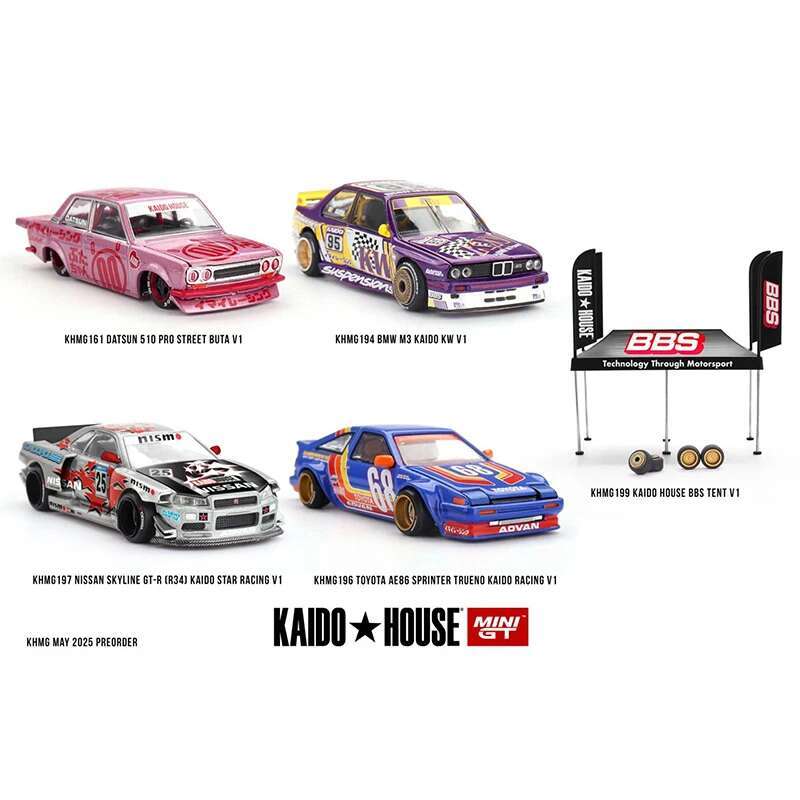 KHMG 194 1:64 BMW M3 Kaido KW  - Model Kit Bmw 评论和价格