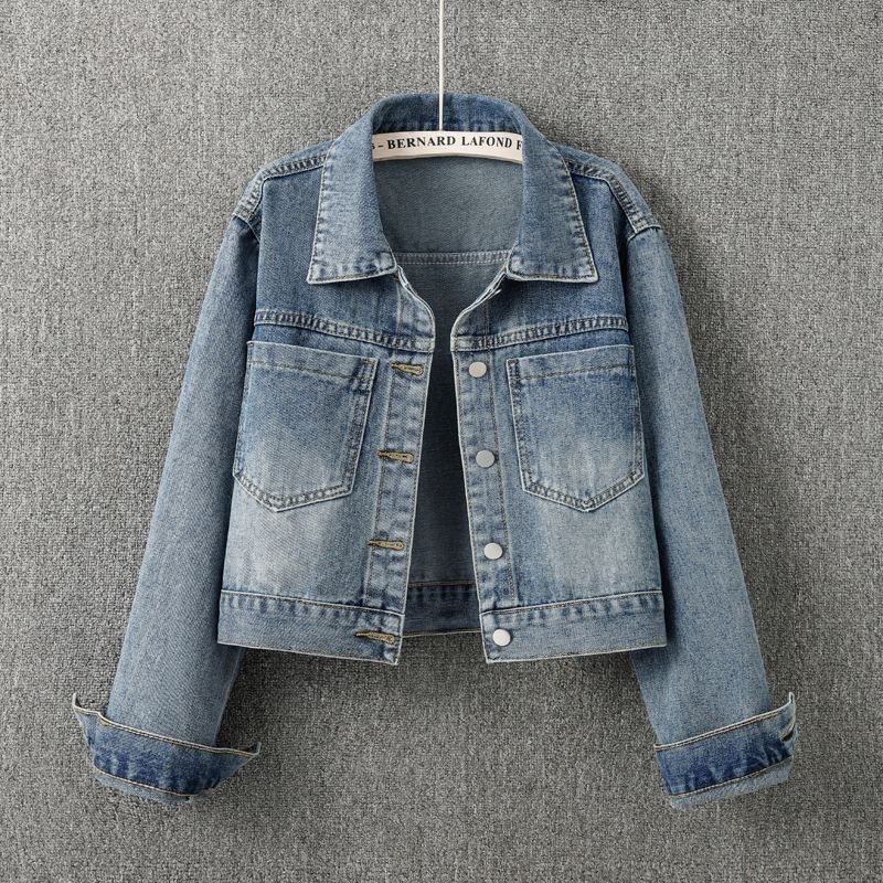 Vintage Denim Jacket Women Spr - Model Kit Varnish 评论和价格