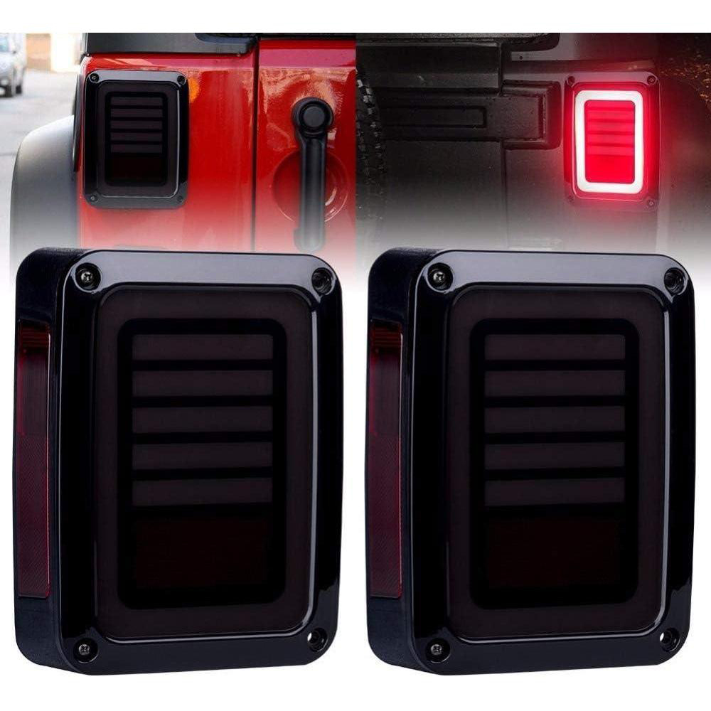 2pcs LED Tail Lights for Jeep  - Model Kit Jeep 评论和价格