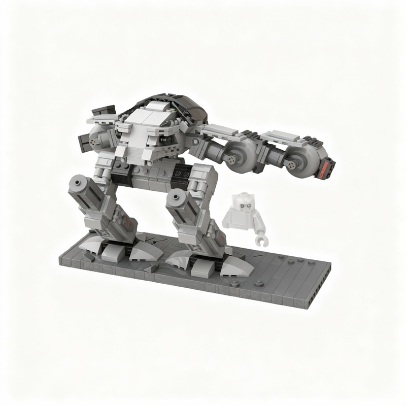 727pcs MOC Miniland Dioramas 7 - Model Kit Robocop 评论和价格