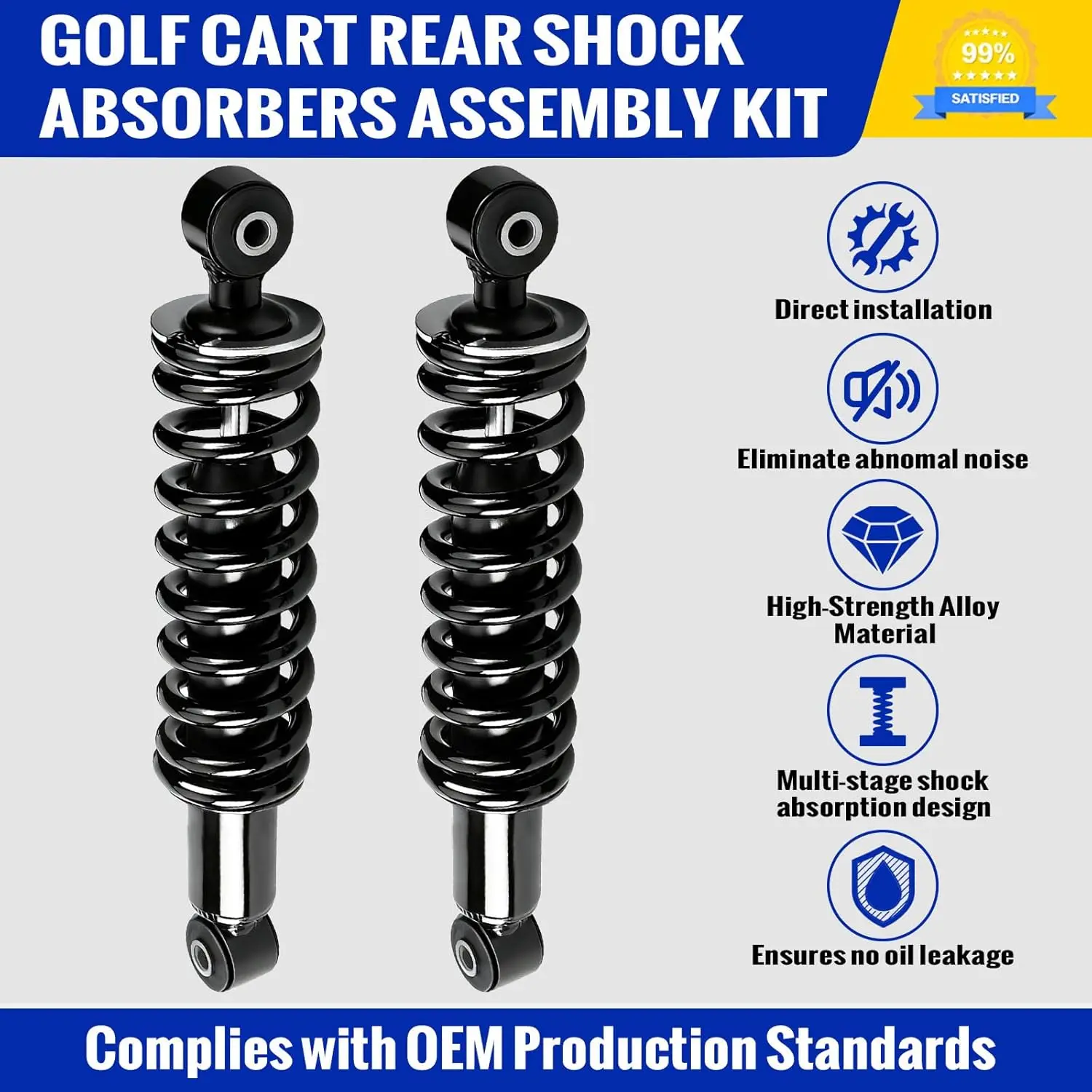 Golf Cart Rear Shock Absorbers - Model Kit Yamaha 评论和价格