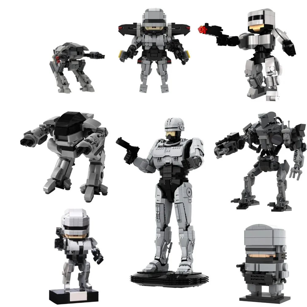 MOC Movie MechWarrior RoboCope - Model Kit Robocop 评论和价格