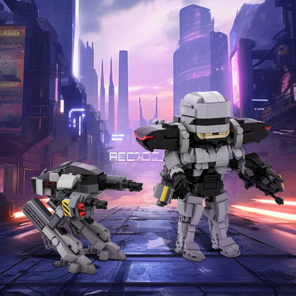 MOC Movie MechWarrior RoboCope - Model Kit Robocop 评论和价格