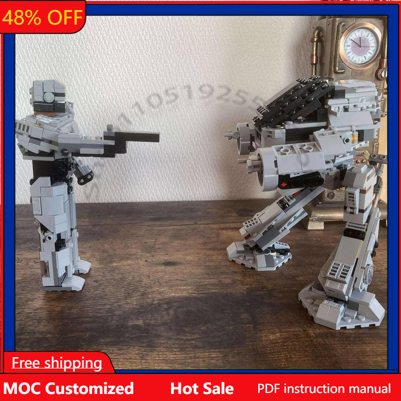 707 PCS Tech car mech robots A - Model Kit Robocop 评论和价格