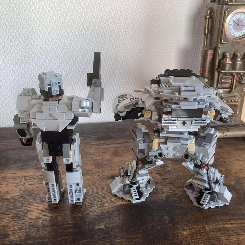 707 PCS Tech car mech robots A - Model Kit Robocop 评论和价格