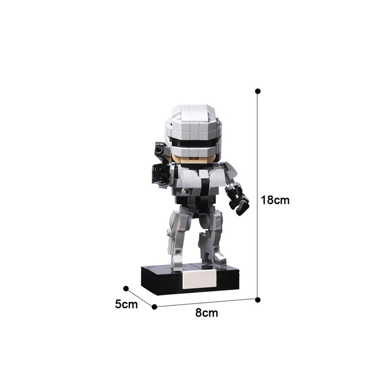 MOC Sci-Fi Police Robot Buildi - Model Kit Robocop 评论和价格