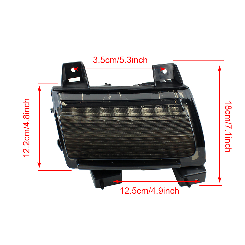 Front Bumper LED DRL & Turn Si - Model Kit Jeep 评论和价格
