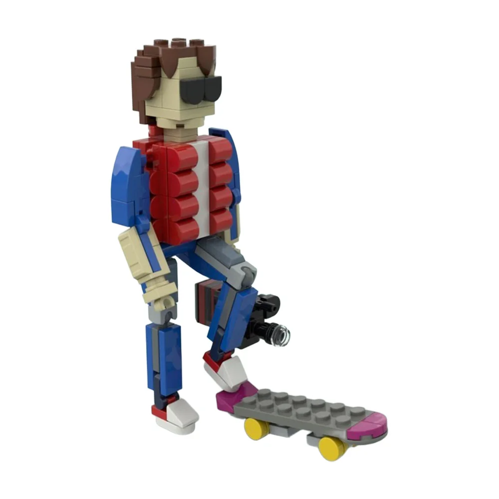 Gobricks MOC Marty McFly with  - Model Kit Robocop 评论和价格