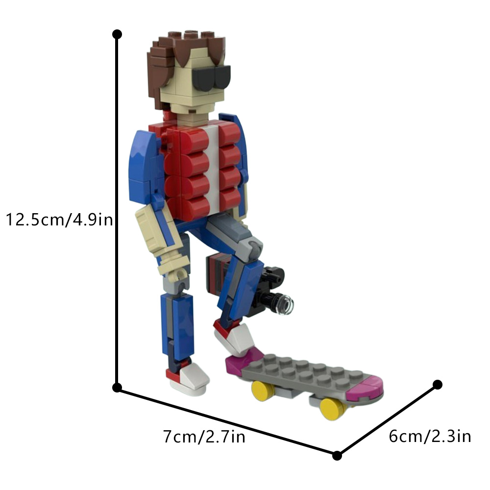 Gobricks MOC Marty McFly with  - Model Kit Robocop 评论和价格