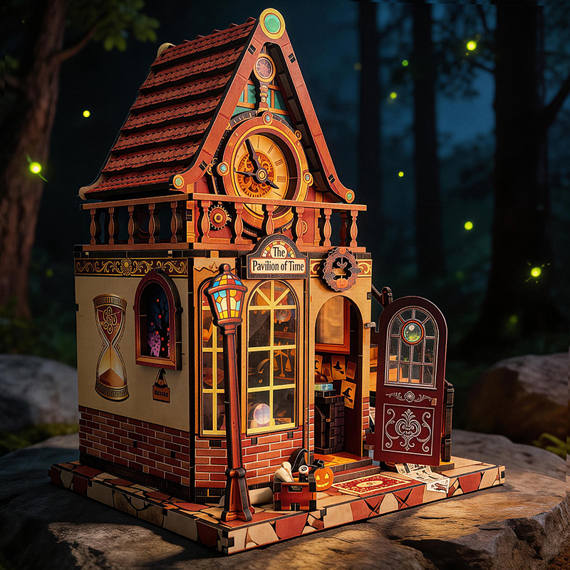 New Wooden Dollhouse Time Pavi - Model Kit Walmart 评论和价格