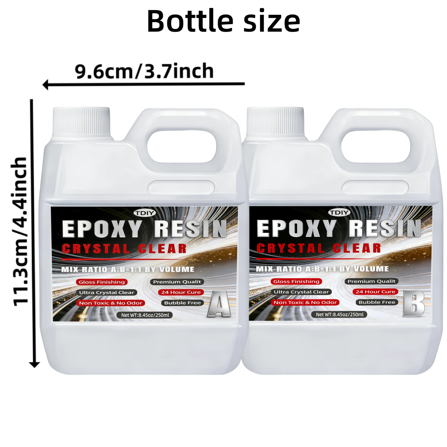 1:1 Crystal Clear Epoxy Resin  - Resin Kit Cast 评论和价格