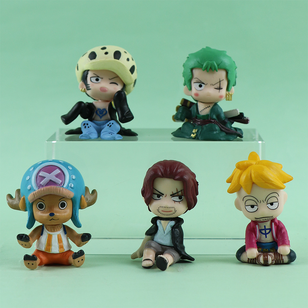 10PCS One Piece Figures Set Lu - Model Kit Judge 评论和价格
