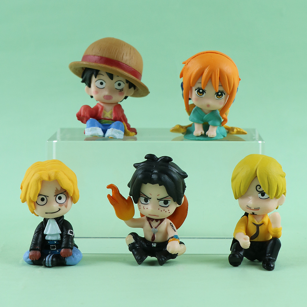 10PCS One Piece Figures Set Lu - Model Kit Judge 评论和价格