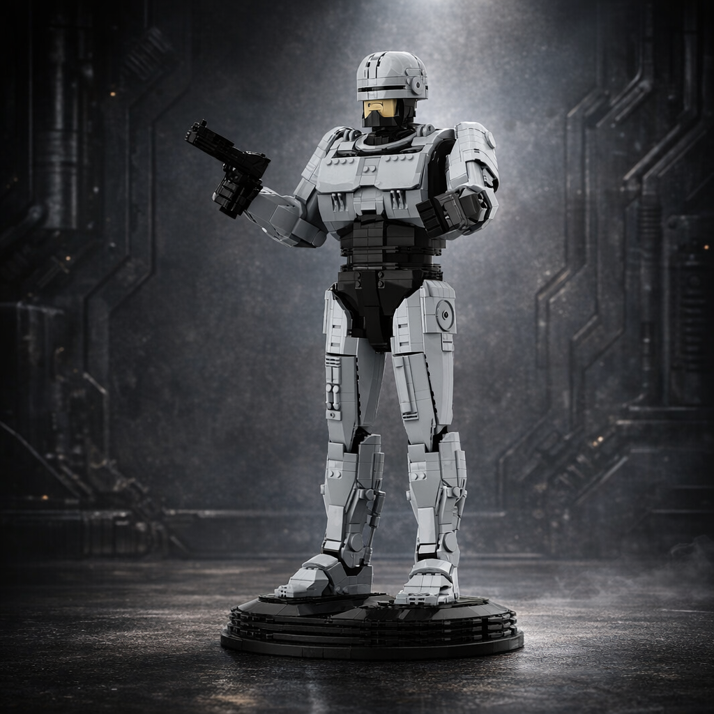 MOC Sci-Fi Robot Building Bloc - Model Kit Robocop 评论和价格