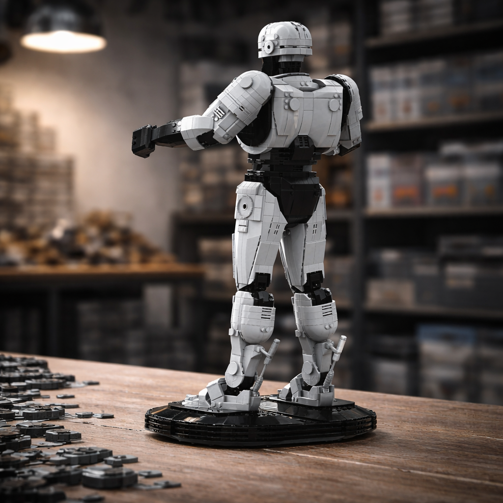 MOC Sci-Fi Robot Building Bloc - Model Kit Robocop 评论和价格