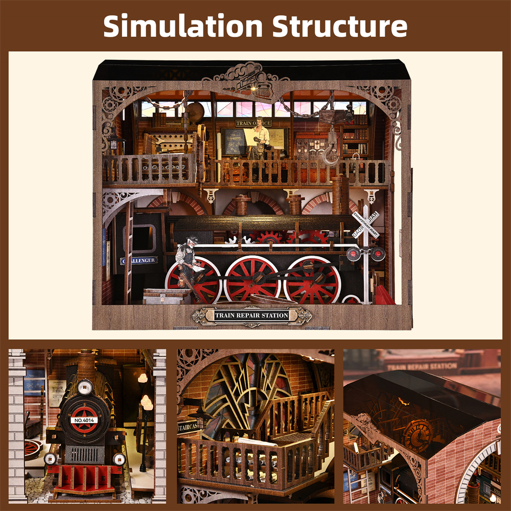 Book Nook Kit Tram Station Ret - Model Kit History 评论和价格