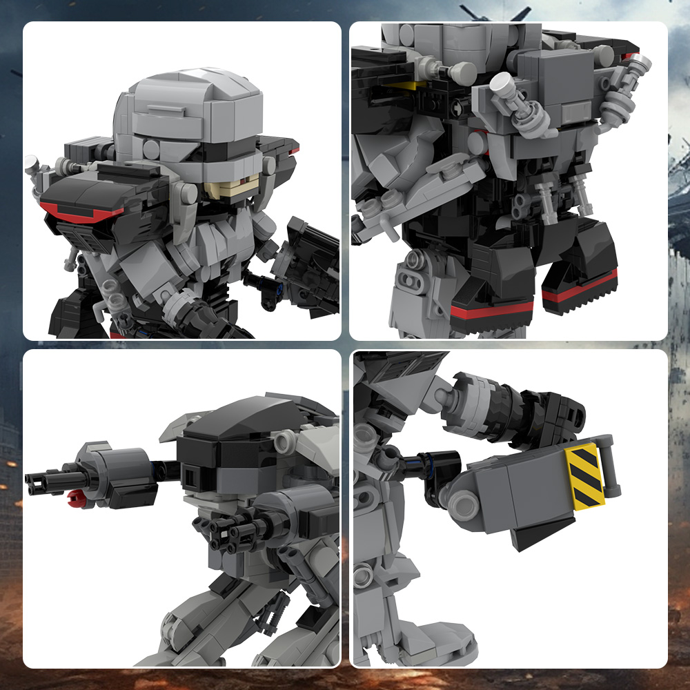 MOC Movie RoboCop Series Build - Model Kit Robocop 评论和价格