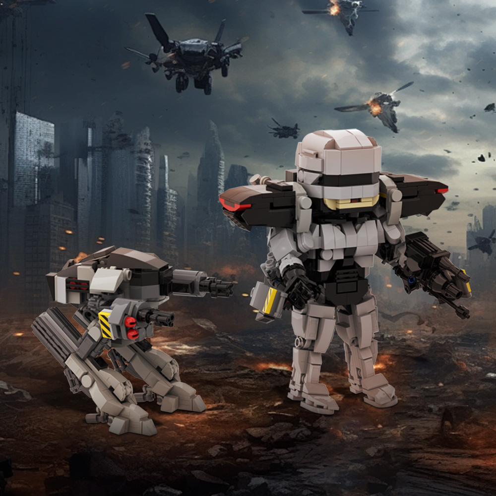 MOC Movie RoboCop Series Build - Model Kit Robocop 评论和价格