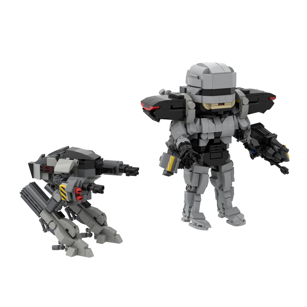 MOC Movie RoboCop Series Build - Model Kit Robocop 评论和价格