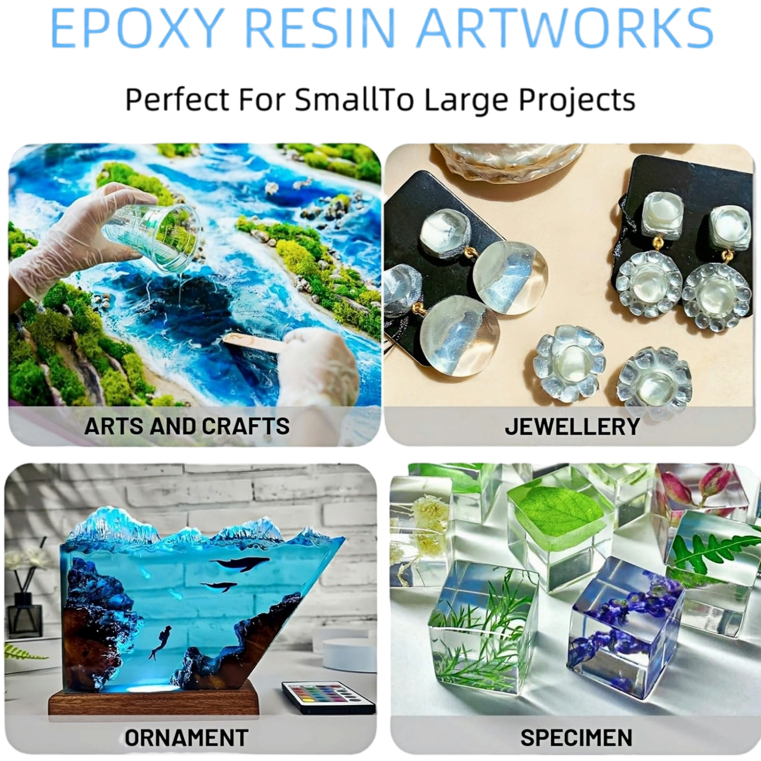 16.9oz Clear Epoxy Resin Kit C - Resin Kit Cast 评论和价格