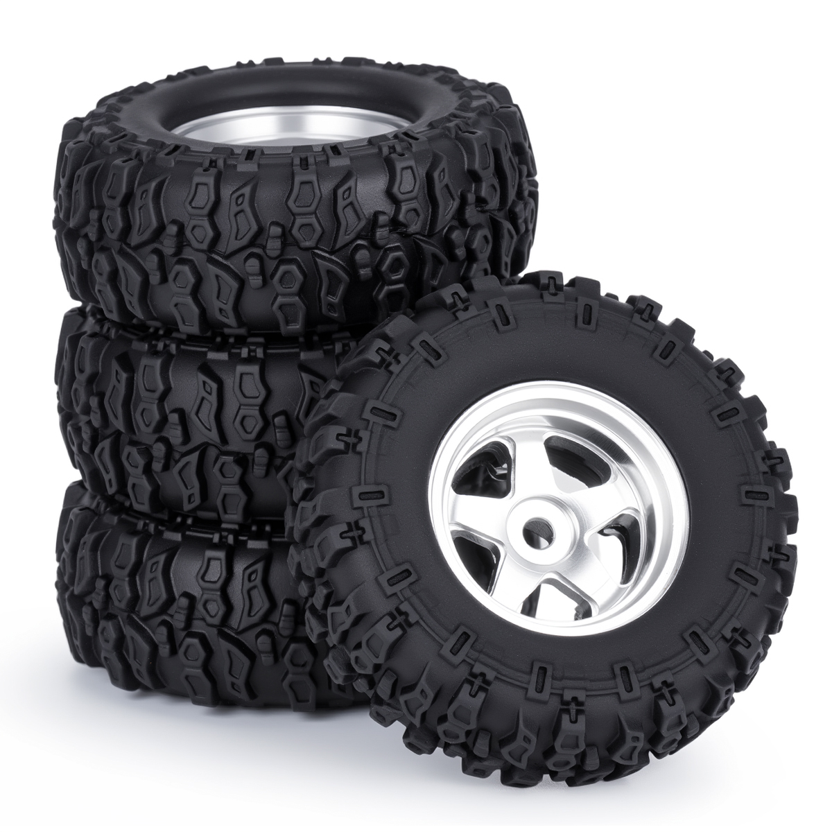 0.7'' Aluminum 5-Spokes Beadlo - Model Kit Jeep 评论和价格