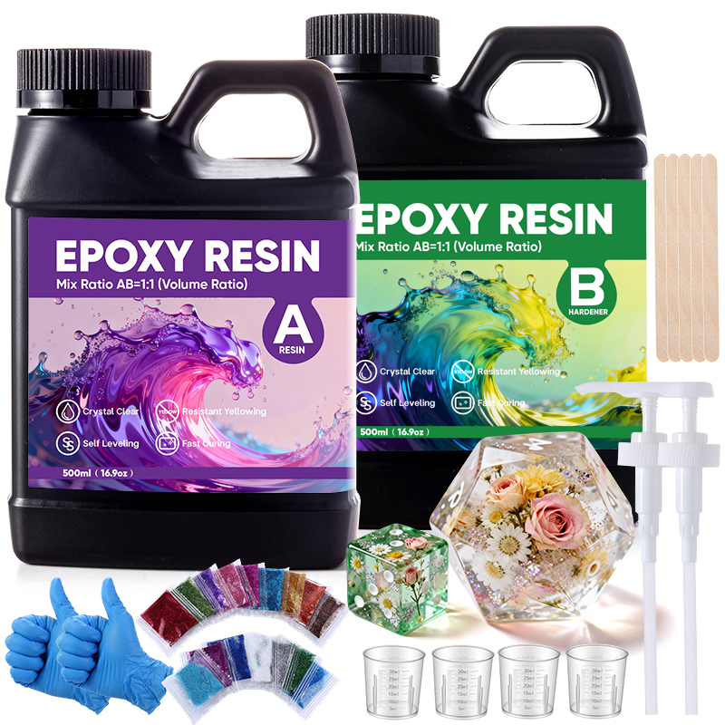 Epoxy Resin Kit, 500/1000ml Cr - Resin Kit Cast 评论和价格