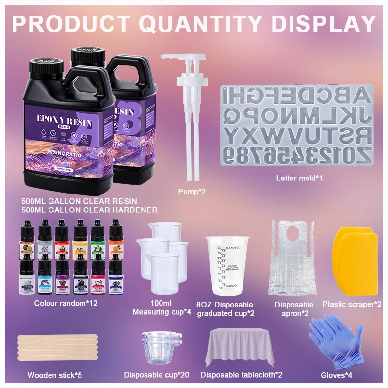 Epoxy Resin Kit Crystal Clear  - Resin Kit Cast 评论和价格