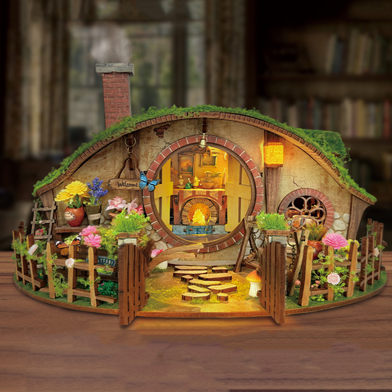 Wooden DIY Magic Ring Dollhous - Model Kit Walmart 评论和价格