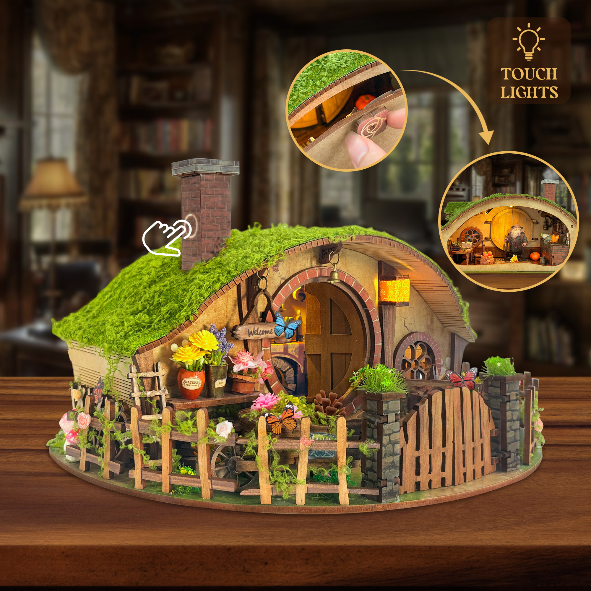 Wooden DIY Magic Ring Dollhous - Model Kit Walmart 评论和价格