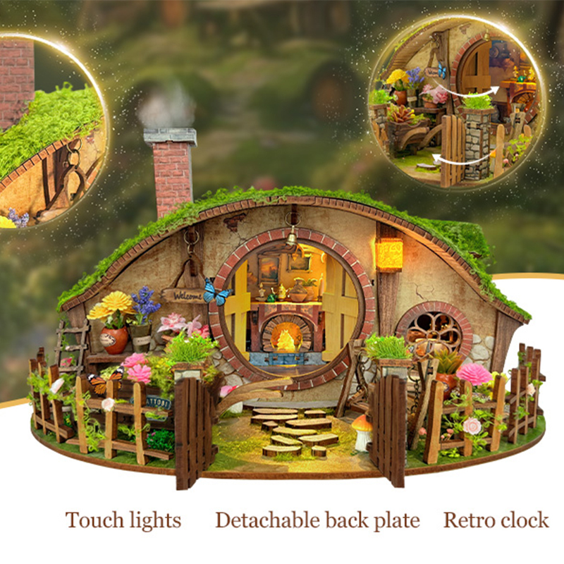 Wooden DIY Magic Ring Dollhous - Model Kit Walmart 评论和价格