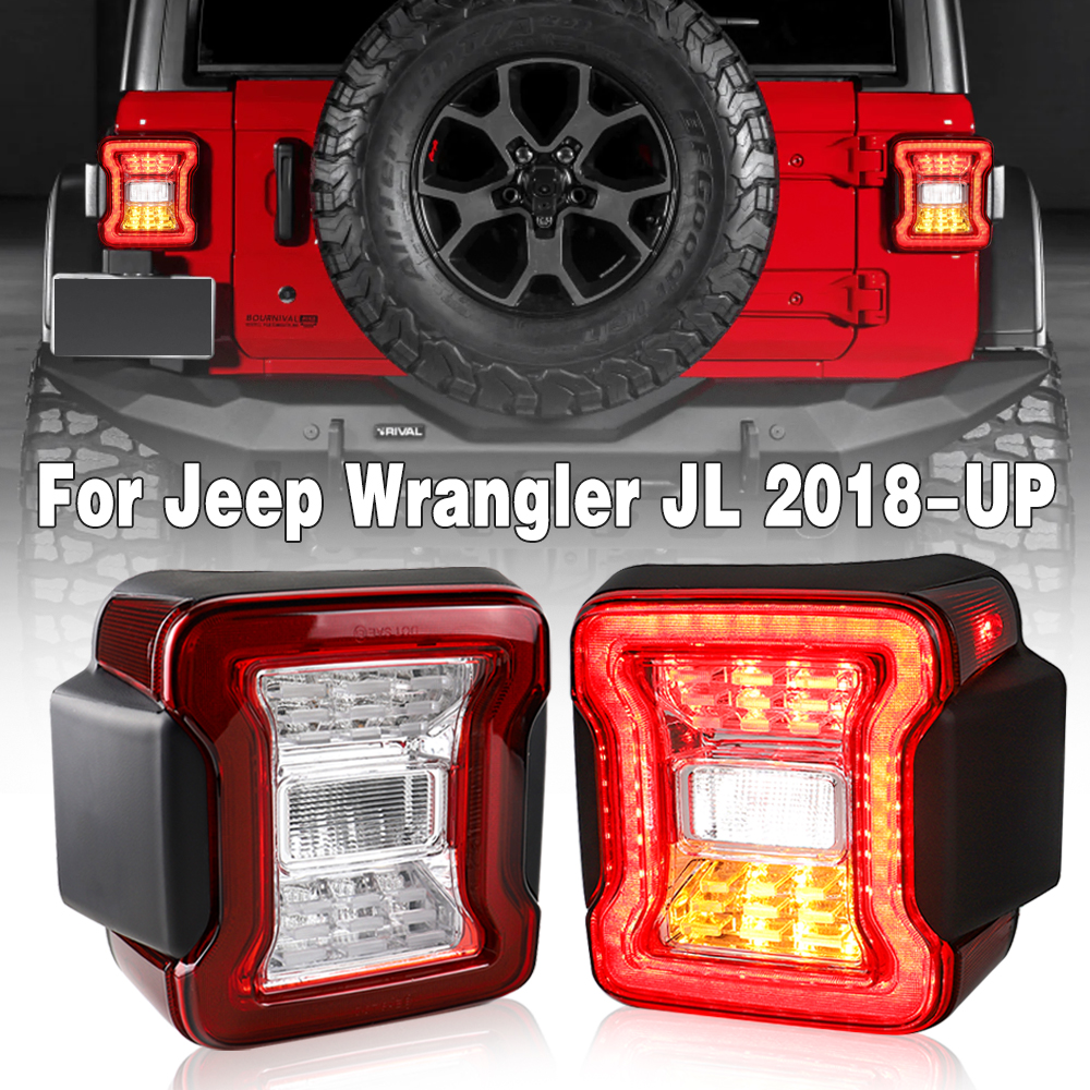 LED Tail Lights for Jeep Wrang - Model Kit Jeep 评论和价格