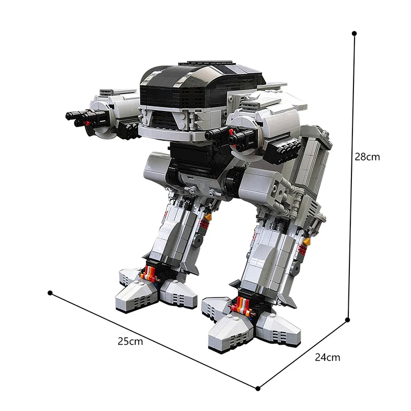 MOC Mecha Robot UCS Scale ED-2 - Model Kit Robocop 评论和价格