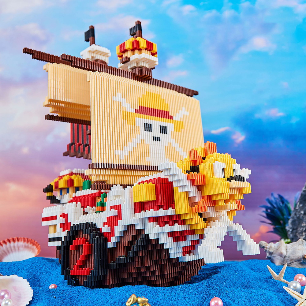 3168pcs+ One Piece Connection  - Model Kit Thousand Sunny 评论和价格