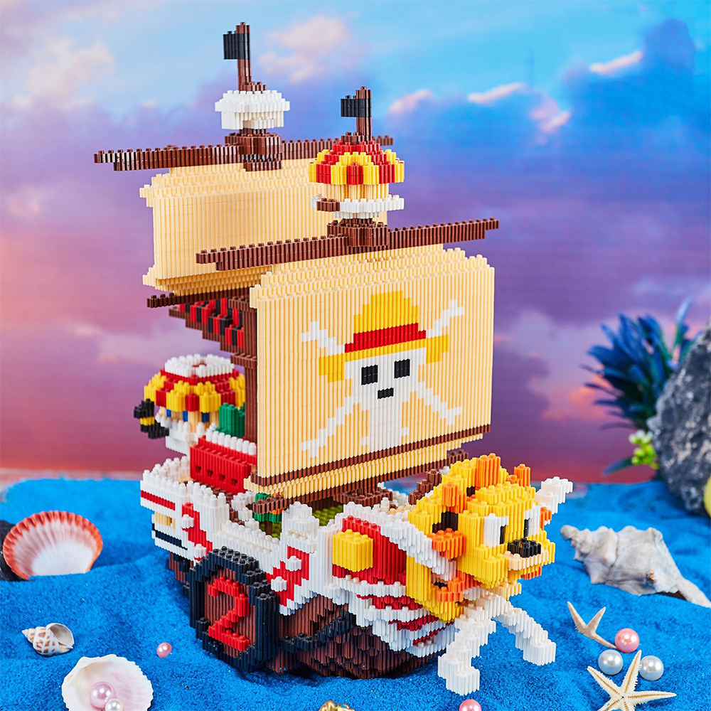3168pcs+ One Piece Connection  - Model Kit Thousand Sunny 评论和价格