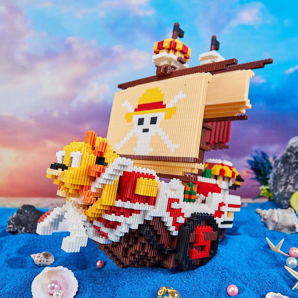 3168pcs+ One Piece Connection  - Model Kit Thousand Sunny 评论和价格