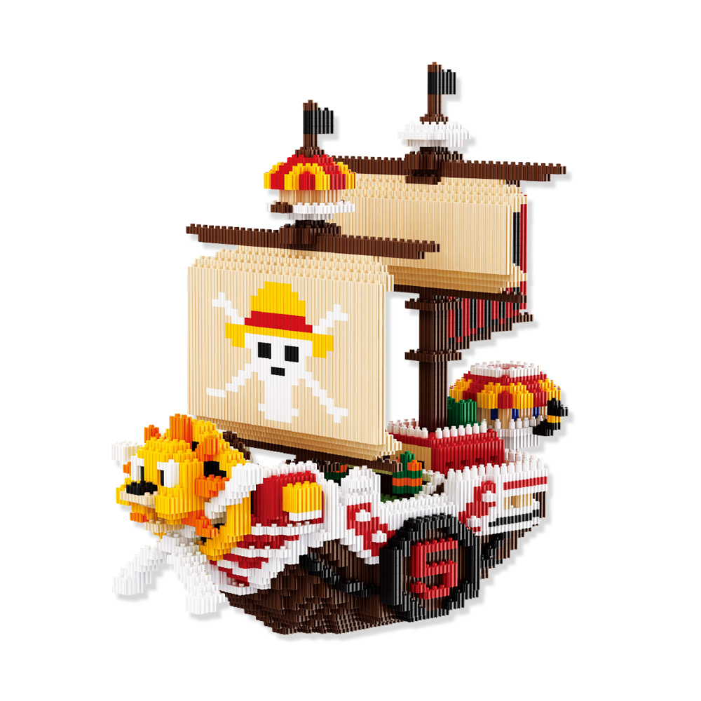 3168pcs+ One Piece Connection  - Model Kit Thousand Sunny 评论和价格